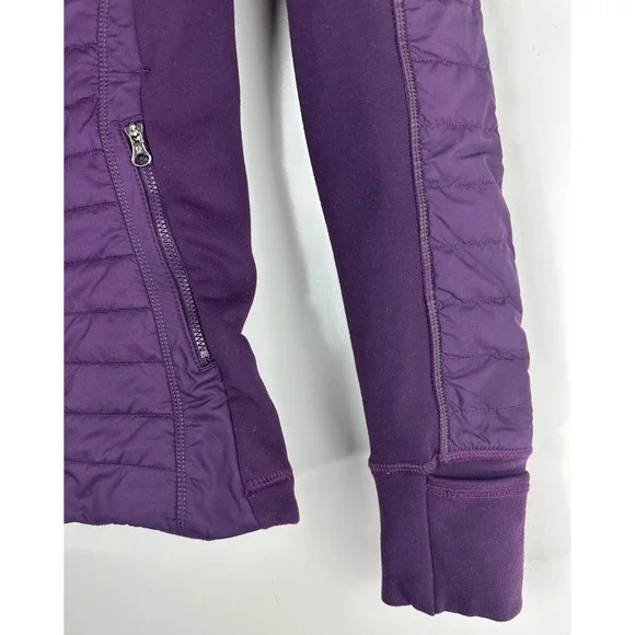 Lululemon First Mile Jacket Darkest Magenta Purple Full Zip Women's Size 2 - Picture 9 of 16